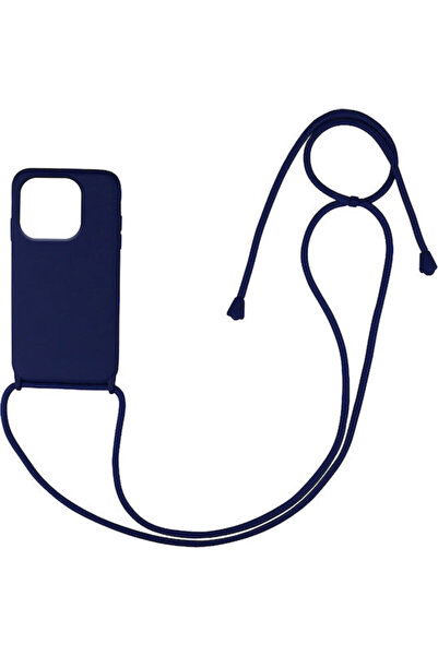 Other Sonique CarryHang Πίσω Θήκη Σιλικόνης 0.5mm με Λουράκι Ναυτικό Μπλε (Re...