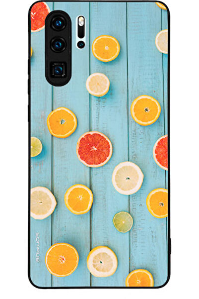 Other Θήκη Sonique Σειρά Φρούτων Huawei P30 Pro Γκρέιπφρουτ