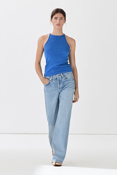Massimo Dutti Pamuk karışımlı halter top
