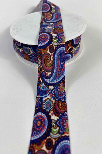 Hobigram Paisloria Royal Shawl Patterned Premium Decorative Ribbon – Ethnic O...