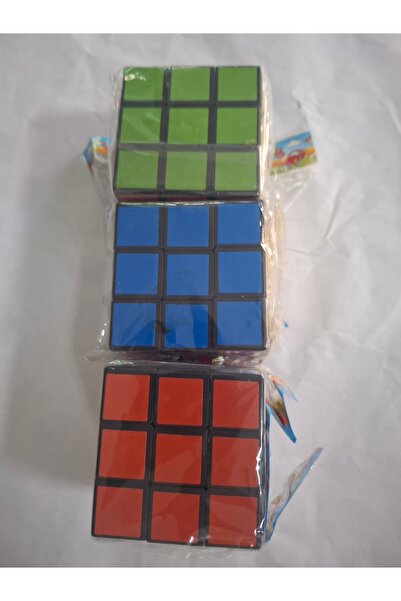DİVERS 3 cuburi Rubik clasice de dimensiun 7x7 cm, ambalate individual în fol...