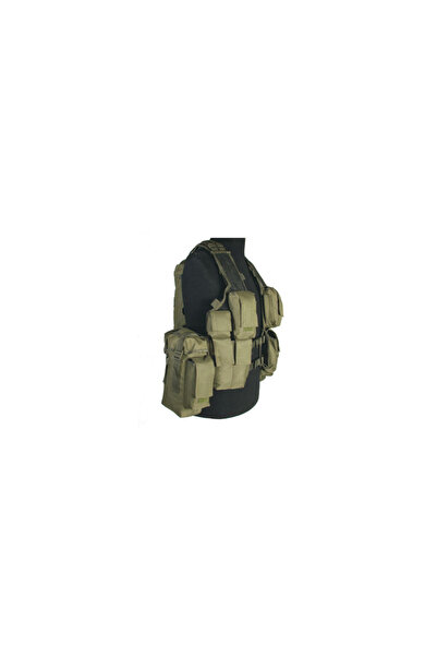 Mil-Tec Tactical vest 12 pockets - Olive