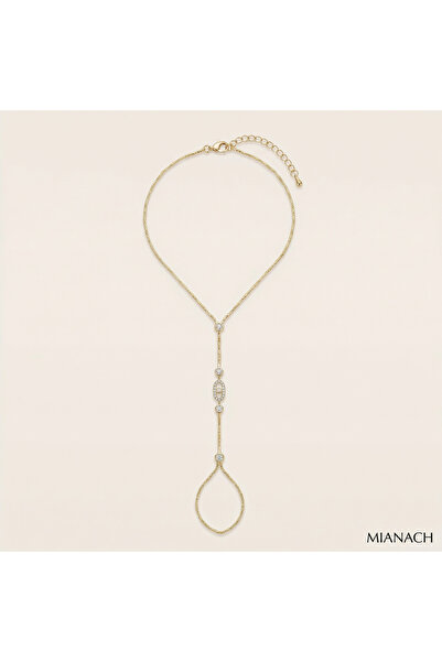 MIANACH Oval Taş Detaylı Zincir Şahmeran