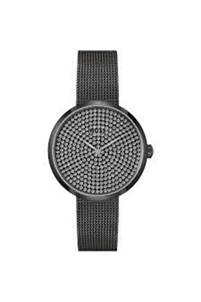 Hugo Boss Praise Ρολόι με Μεταλλικό Μπρασελέ σε Μαύρο χρώμα - HB1502658