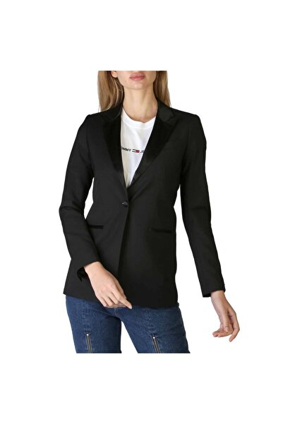 Tommy Hilfiger Γυναικείο Σταυρωτό Σακάκι WW0WW24334_094 Μαύρο - 10