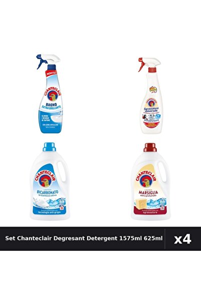 Chanteclair Set 4 Degresant și Detergent 1575ml 625ml - Bicarbonat, Marsilia,...