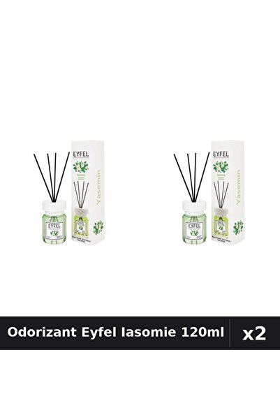 Eyfel Set 2 Odorizante Camera cu Betisoare Iasomie 120ml - Parfum Intens