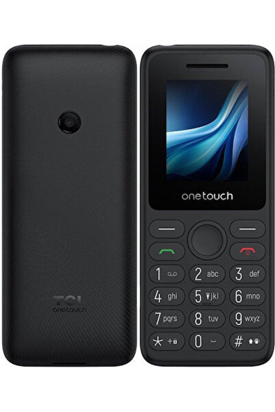 TCL OneTouch 5041 Κινητό τηλέφωνο διπλής SIM με πλήκτρα, Μαύρο