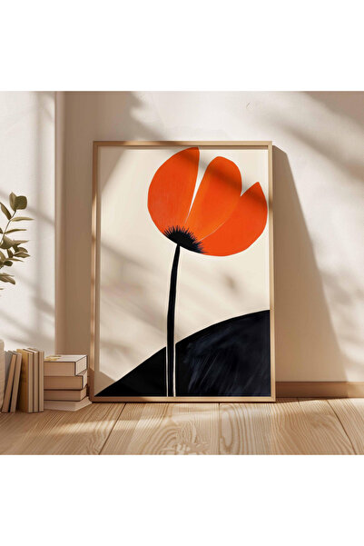 Tuba Decor Jednodijelna slika u drvenom okviru, umetnost tulipana