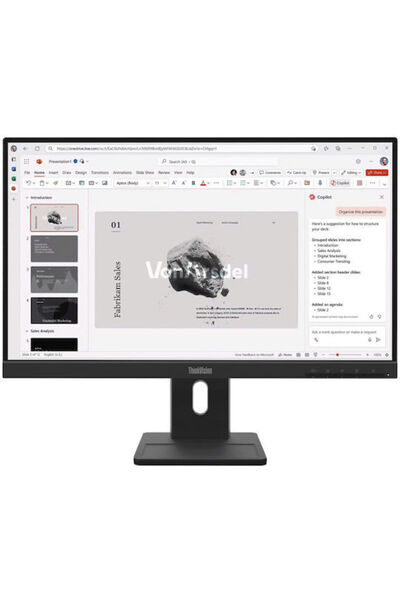 LENOVO ThinkVision E22-40 Οθόνη IPS 21.5 " FHD 1920x1080 με χρόνο απόκρισης 4...