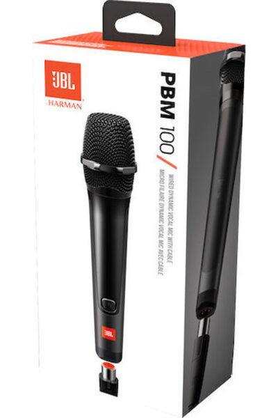 JBL PBM100 Δυναμικό Μικρόφωνο Χειροποίητο για Φωνητικά Μαύρο