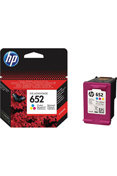 HP 652 Γνήσιο Μελάνι Εκτυπωτή InkJet Πολλαπλών Χρωμάτων (F6V24AE)