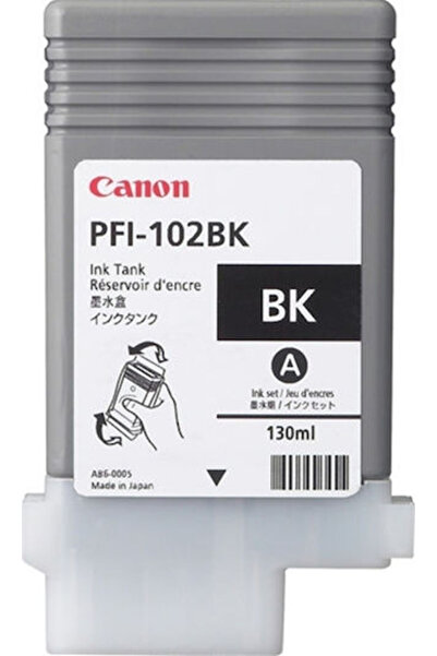 Canon PFI-102 Γνήσιο Μελάνι Εκτυπωτή InkJet Μαύρο (0895B001)