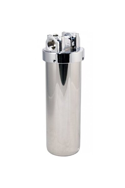 Beta Shoes Φιλτροθήκη 10" Κάτω Πάγκου Μεταλλική 1/2″ Proteas Inox [κωδ.237]