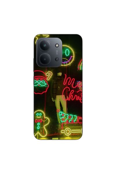 OEM Husa compatibila cu Xiaomi Redmi 15C Silicon Gel Tpu Model Craciun Vitrin...