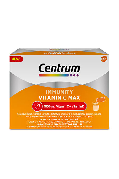 Centrum Ανοσία Βιταμίνη C Μάξ 14 Φακελάκια