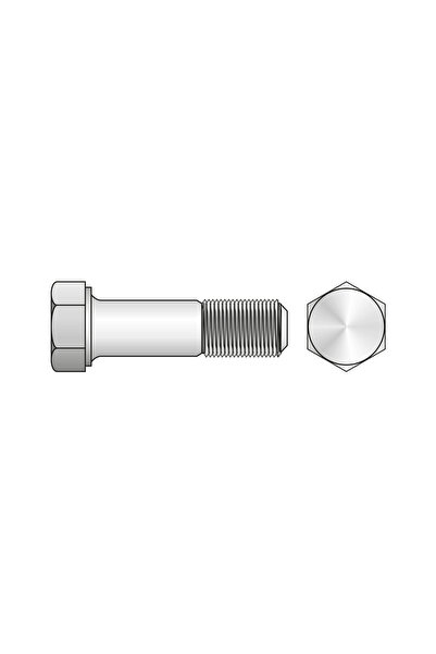 Rocast Set 2 x Surub Cap Hexagonal Partial Filetat Pas Fin 960 Otel Gr.8.8-M2...