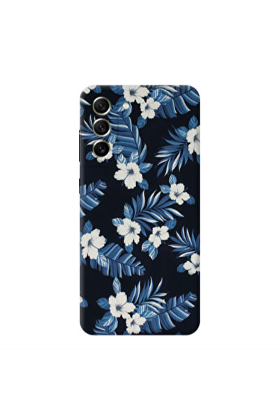 Other Samsung S22 Plus flower blue laves Transparent Silicone TPU Θήκη