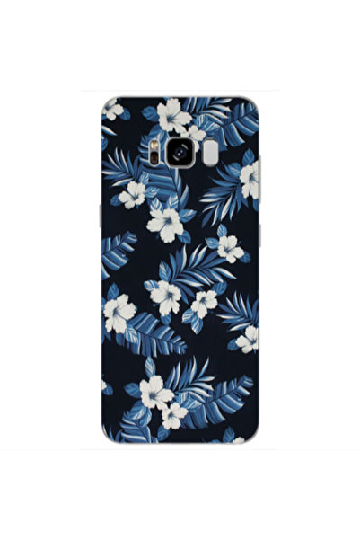 Other Samsung S8 Plus flower blue laves Transparent Silicone TPU Θήκη