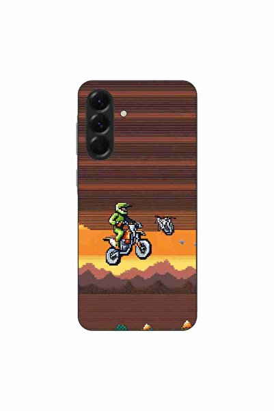 OEM Husa compatibila cu Samsung Galaxy A36 Silicon Gel Tpu Model Pixel Art Mo...