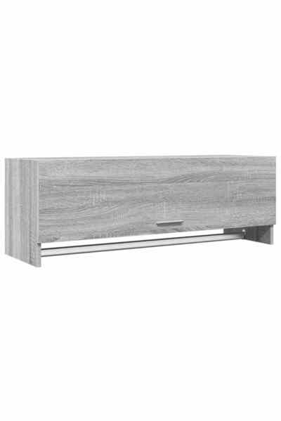 vidaxl Șifonier, gri sonoma, 100x32,5x35 cm, lemn prelucrat