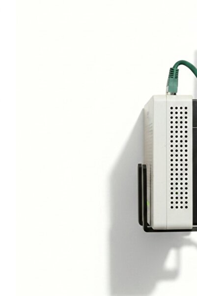 usin Kendinden Yapışkanlı Beyaz Duvara Asılabilir Modem ADSL WiFi Router Saklama Duvara Montaj Kutusu Organizer Raf