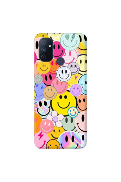 Other Oneplus Nord 100 Smiley Stickers Transparent Silicone TPU Θήκη