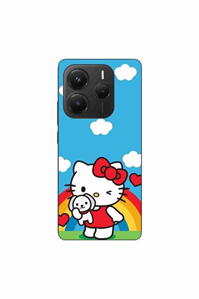 OEM Θήκη συμβατή με Xiaomi Redmi Note 14 5G Σιλικόνης Gel TPU με σχέδιο Hello...