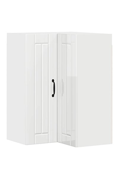 vidaxl Kitchen cabinet Glossy white 57 x 57 x 80 cm Composite wood