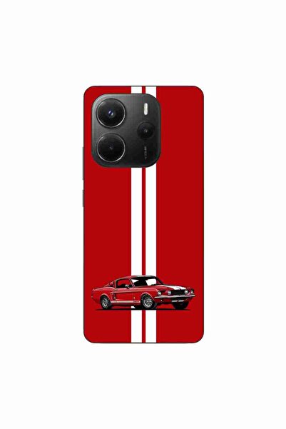 OEM Калъф, съвместим с Xiaomi Redmi Note 14 4G, силиконов гел TPU модел Черве...