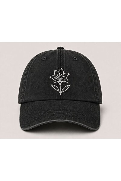 WeavedCo Pinterest Aesthetic Floral Embroidered Washable Sports Cap