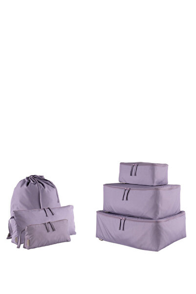 Pack'n Travel Mor 6'lı Valiz İçi Düzenleyici Set