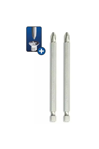 DEDRA EXIM Capete de ЕџurubelnitДѓ Phillips PH2x100mm, 2buc blister