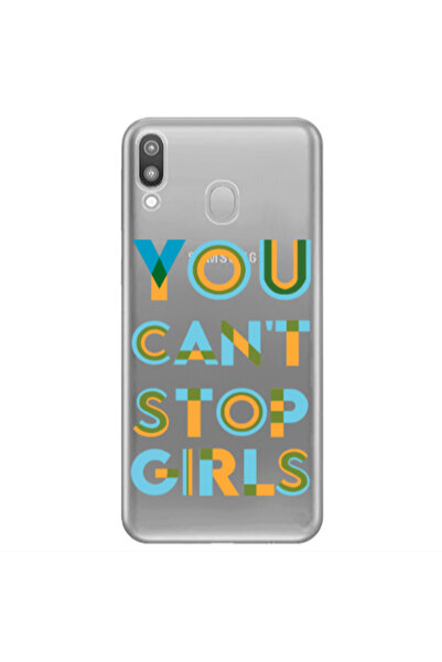 Other Samsung M20 You Cant Stop Girls Transparent Silicone TPU Θήκη