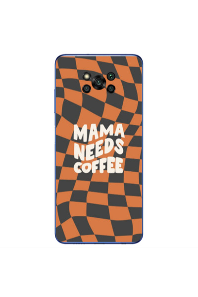 Other Xiaomi Poco X3 /X3 Pro Mama needs coffee Transparent Silicone TPU Θήκη