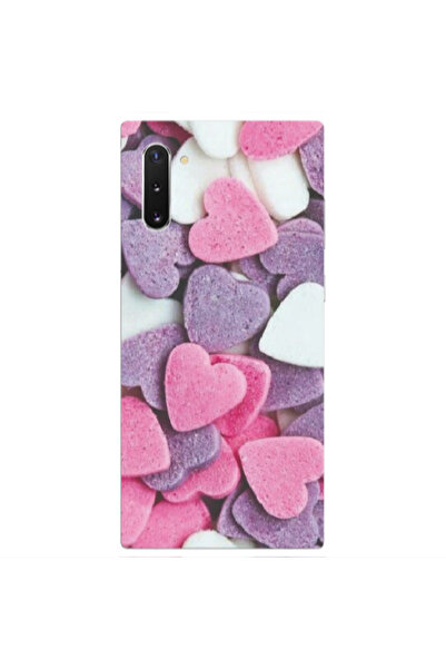 Other Samsung Note 10 Plus Sponge Hearts Transparent Silicone TPU Θήκη