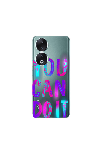 Other Honor 90 5G You Can Doit Transparent Silicone TPU Θήκη