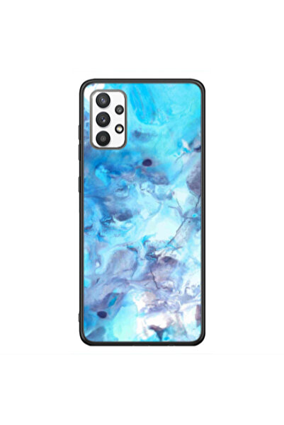 Other Samsung A32 5G Marble Clouds Black Glossy Θήκη