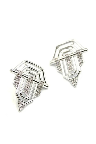 Marsilyan Nvdn- Ieg - Serenay Earrings - Silver Iegrs-Nvdn1