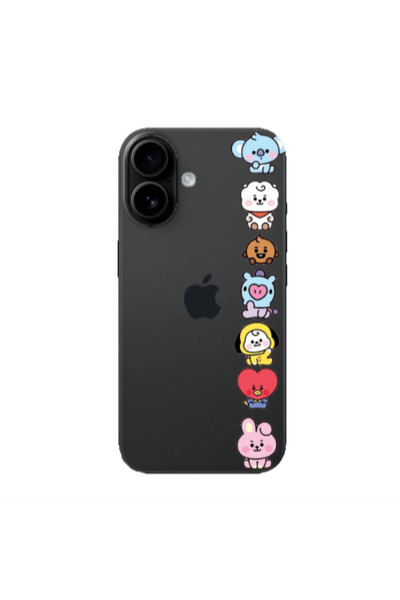 Other Apple Iphone 16 plus Lovely animals Transparent Silicone TPU Θήκη