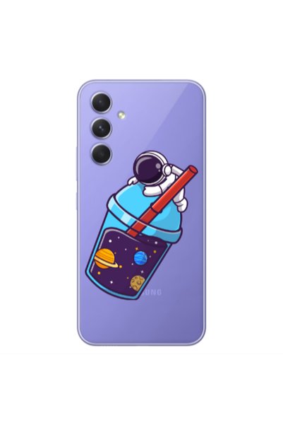 Other Samsung A35 Longing in space Transparent Silicone TPU Θήκη