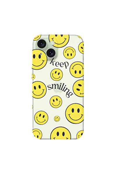 Other Apple iPhone 15 Plus Keep Smiling Transparent Silicone TPU Θήκη