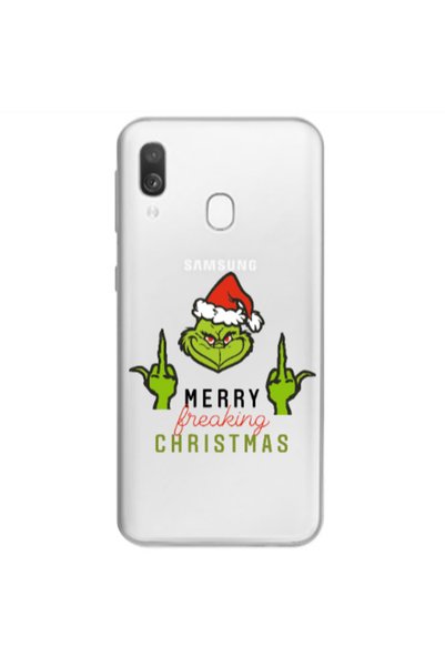 Other Samsung A40 Merry Christmas44 Transparent Silicone TPU Θήκη