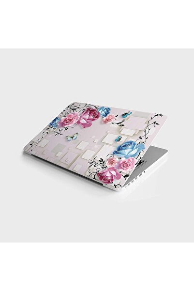 Yıldızan Terra Organik Laptop Computer Notebook Pc Skin Sticker Flowers Squar...