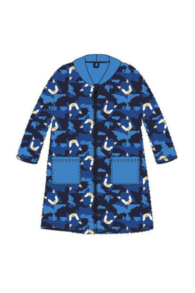 Sonic Cocolino bathrobe, zip closure,