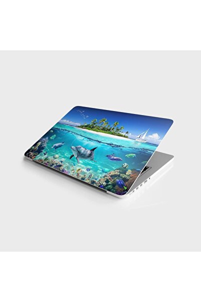 Yıldızan Terra Organik Laptop Computer Notebook Pc Covering Sticker Ada Deniz...