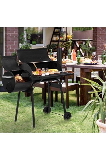 OEM Grătar de Grădină Premium 2-în-1 cu Afumătoare (Offset Smoker) – Model Cl...