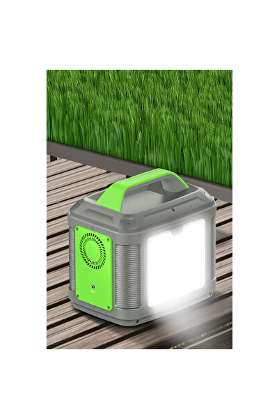 SBL CN04 Powerbank 300W 60.000 mAh 5W Led Işıklı Kamp Şarj PD 60W - Gri
