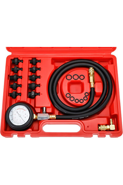 OEM Kit de testare a presiunii uleiului cu manometru și 10 adaptoare