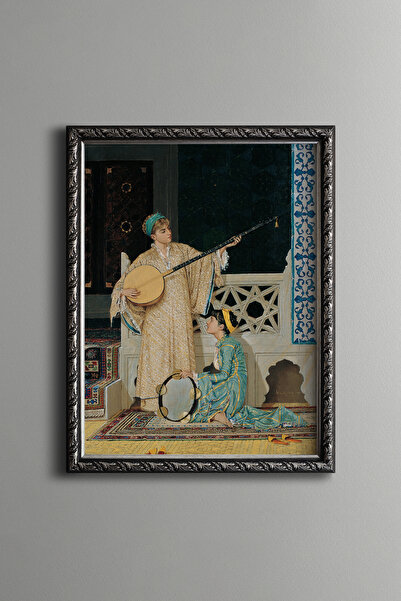 epiqart ساعة نسائية للموسيقيةين والآلات الموسيقية الكلاسيكية - إطار بنمط عتيق...
